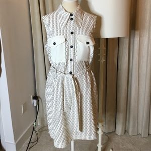 Victoria Beckham Sleeveless mini shirt dress